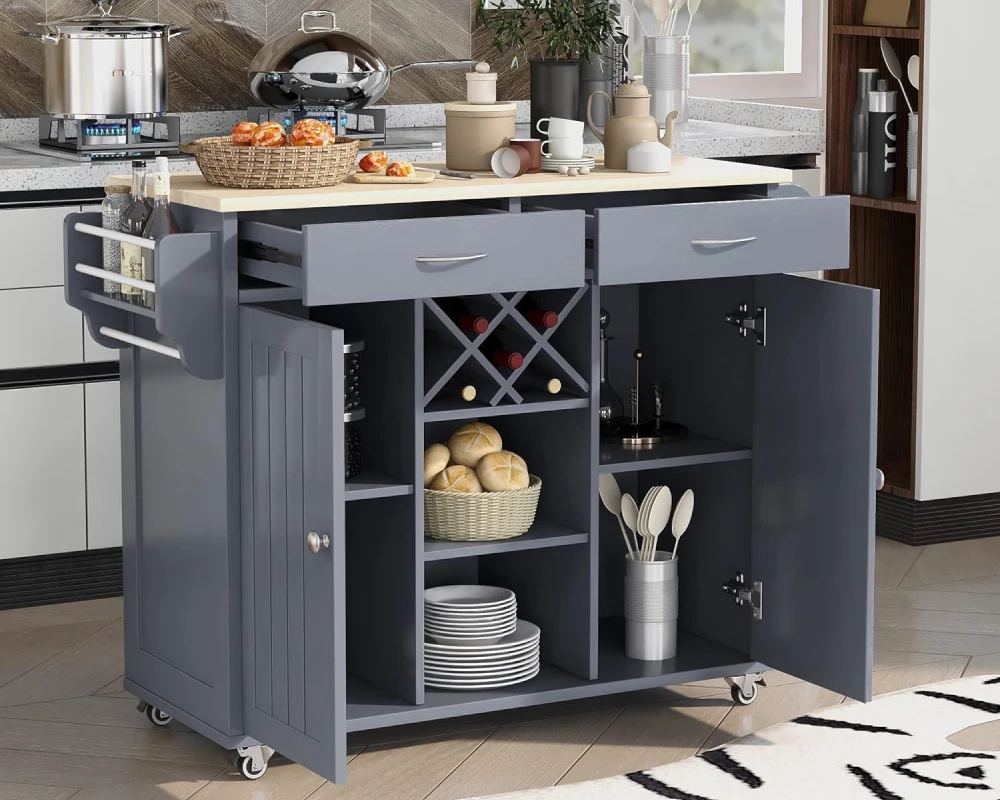 kitchen island cabinets with drawers