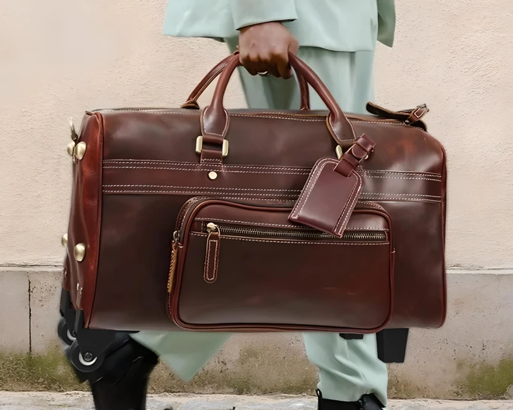 leather carry on travel bags